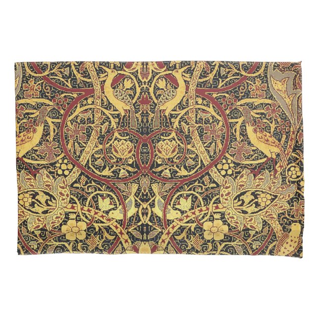 William Morris Bullerswood Faux Tapestry Pillowcase (Front)