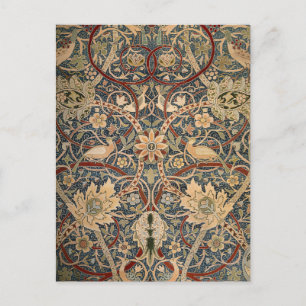 William Morris Bullerswood Faux Tapestry Postcard