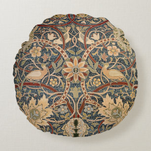 William Morris Bullerswood Faux Tapestry Round Cushion