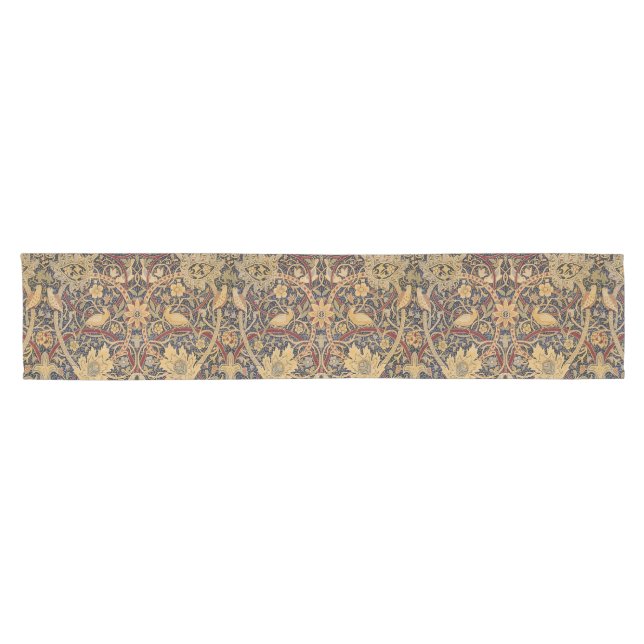 William Morris Bullerswood Faux Tapestry Short Table Runner (Horizontal)