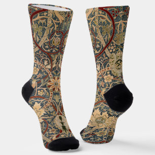William Morris Bullerswood Vintage Bird Art Socks