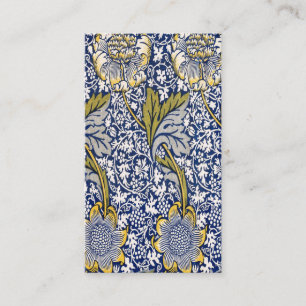william morris business card