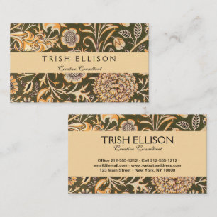 William Morris Cherwell Wallpaper Pattern Business Card