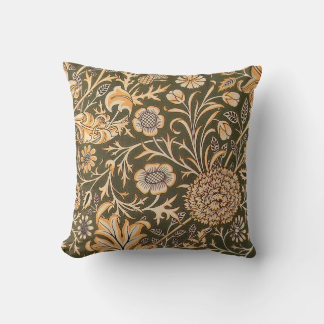 William Morris Cherwell Wallpaper Pattern Cushion (Front)
