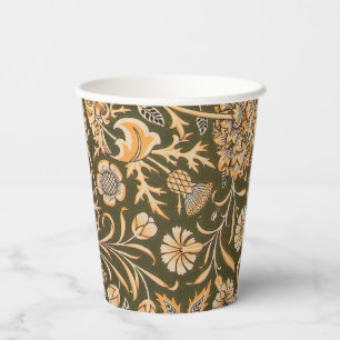 William Morris Cherwell Wallpaper Pattern Paper Cups