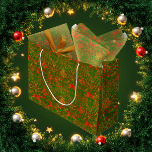 William Morris Christmas Colors  Large Gift Bag