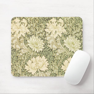 William Morris Chrysanthemum floral vintage Mouse Pad