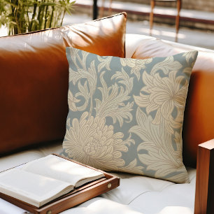 William Morris Chrysanthemum Pattern Cushion