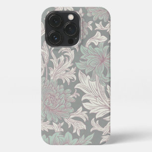William Morris Chrysanthemum Pattern iPhone Case