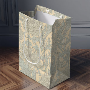 William Morris Chrysanthemum Pattern Medium Gift B Medium Gift Bag