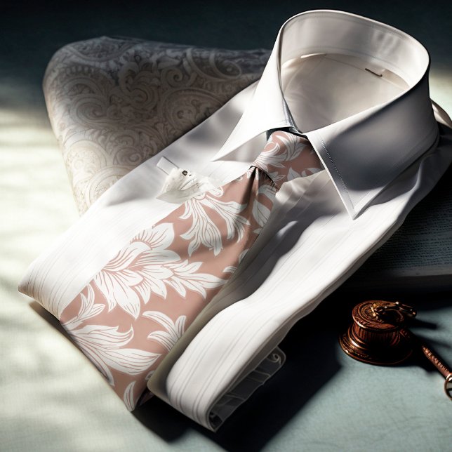 William Morris Chrysanthemum Pattern Neck Tie (Creator Uploaded)