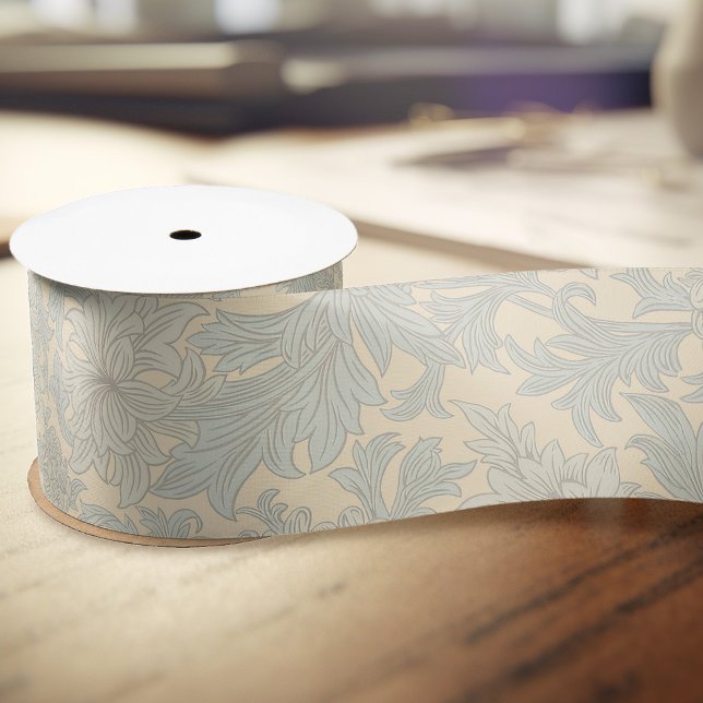 William Morris Chrysanthemum Pattern Satin Ribbon (Creator Uploaded)