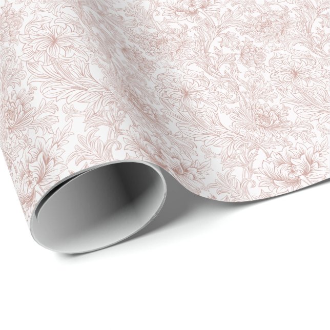 William Morris Chrysanthemum Pattern Wrapping Pape Paper (Roll Corner)