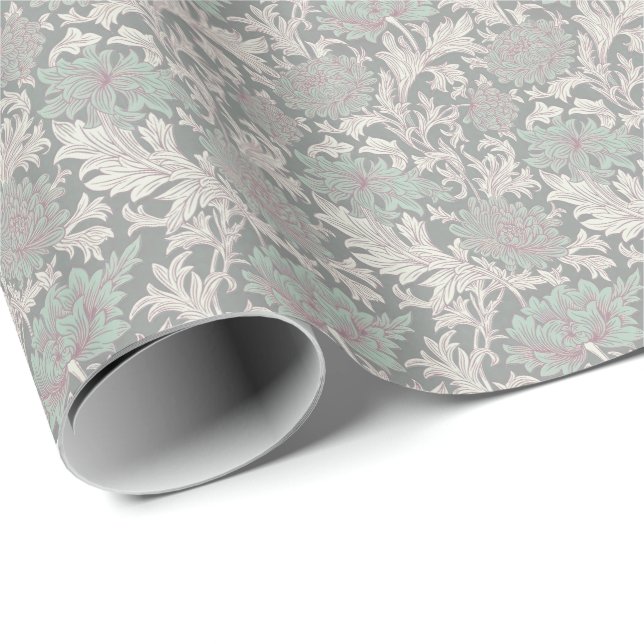 William Morris Chrysanthemum Pattern Wrapping Pape Paper (Roll Corner)