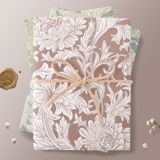 William Morris Chrysanthemum Pattern Wrapping Pape Paper Sheet (Creator Uploaded)