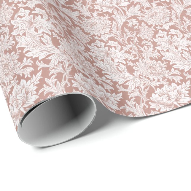 William Morris Chrysanthemum Pattern Wrapping Pape Wrapping Paper (Roll Corner)