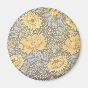 William Morris Chrysanthemum Pretty Flower Magnet
