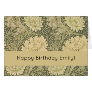 William Morris Chrysanthemum Sage Flower