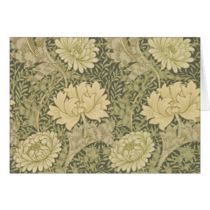 William Morris Chrysanthemum Sage Flower
