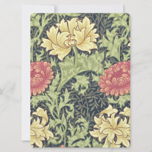 William Morris Chrysanthemum Vintage Floral Art