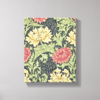William Morris Chrysanthemum Vintage Floral Art