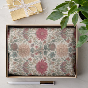  William Morris Chrysanthemums Floral Art Nouveau  Tissue Paper