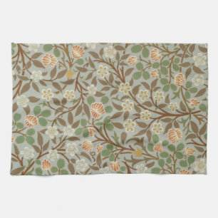 William Morris Clover Botanical Flower Tea Towel