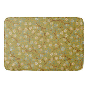 William Morris Clover Vintage Floral Art Bath Mat