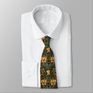 William Morris Colourful Honeysuckle Floral Patter Tie