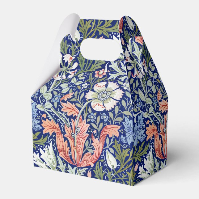 William Morris Compton Floral Art Nouveau Pattern Favour Box (Front Side)