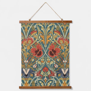 William Morris Compton Floral Art Nouveau Pattern Hanging Tapestry