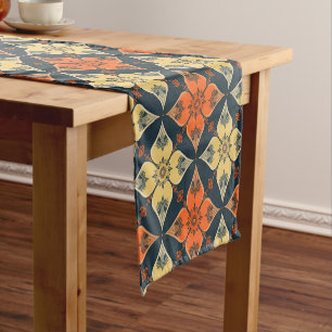 William Morris Compton Floral Art Nouveau Pattern Short Table Runner