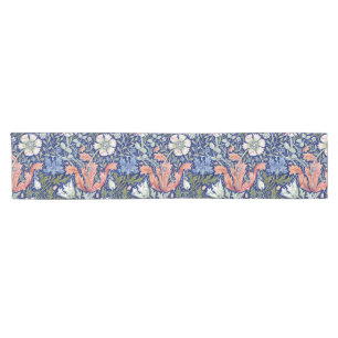 William Morris Compton Floral Art Nouveau Pattern Short Table Runner