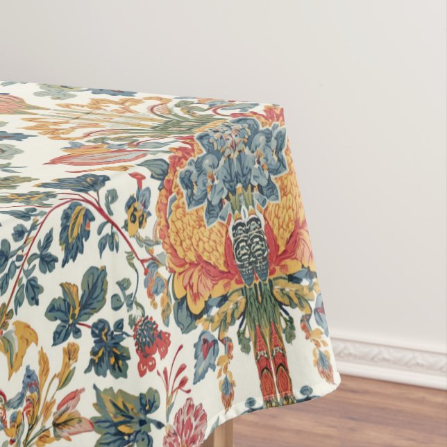 William Morris Compton Floral Art Nouveau Pattern Tablecloth (In Situ)