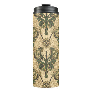William Morris Compton Floral Art Nouveau Pattern Thermal Tumbler
