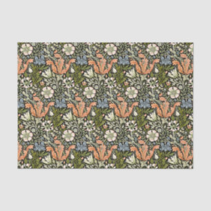 William Morris Compton Floral Art Nouveau Pattern Tissue Paper