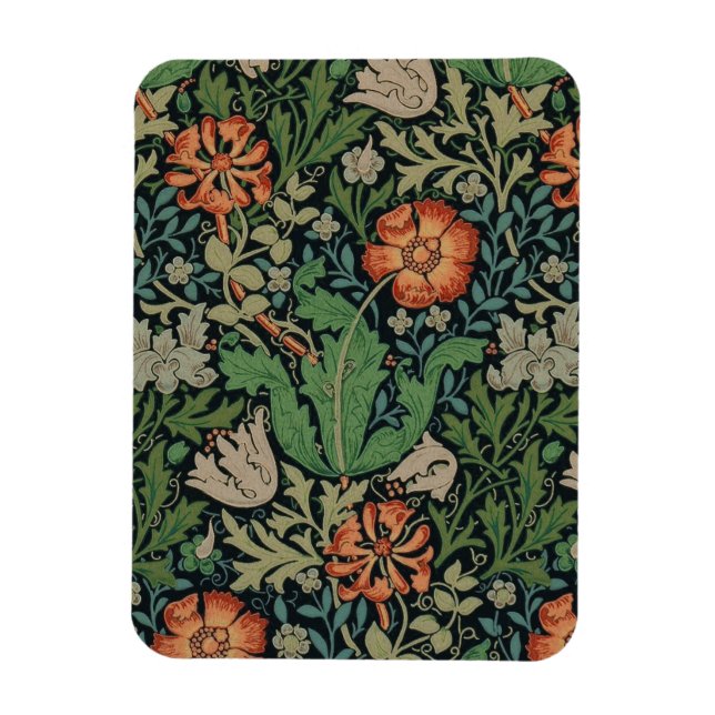 William Morris Compton Wallpaper Classic Magnet (Vertical)