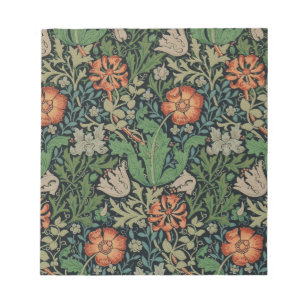William Morris Compton Wallpaper Classic Notepad
