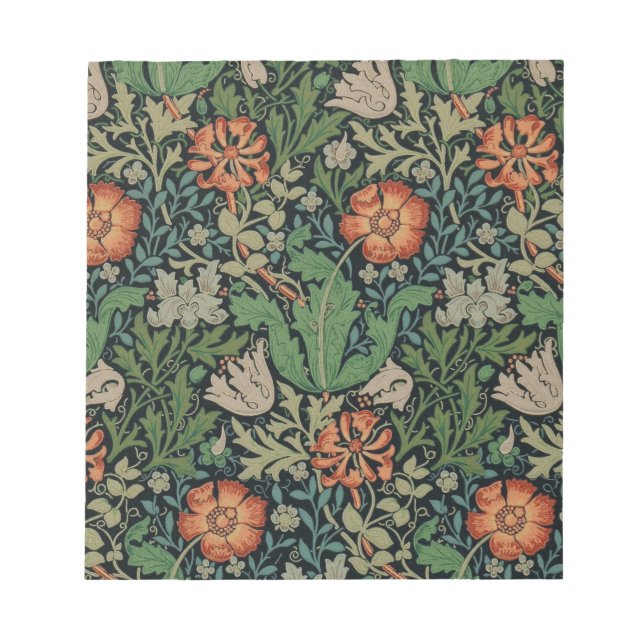 William Morris Compton Wallpaper Classic Notepad (Front)