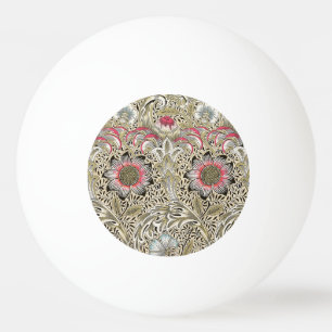 William Morris Corncockle Botanical Vine Floral Ping Pong Ball