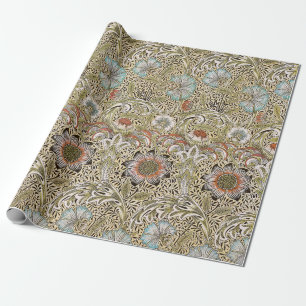 William Morris Corncockle Botanical Vine Floral Wrapping Paper