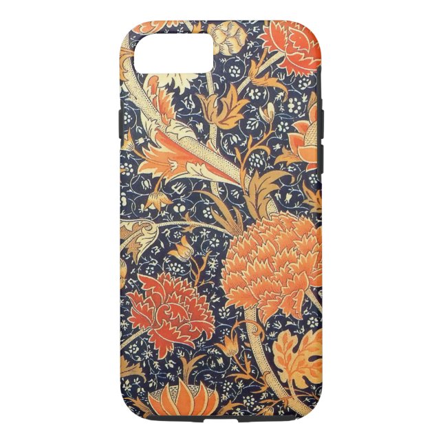 William Morris Cray Floral Art Nouveau Pattern Case-Mate iPhone Case (Back)