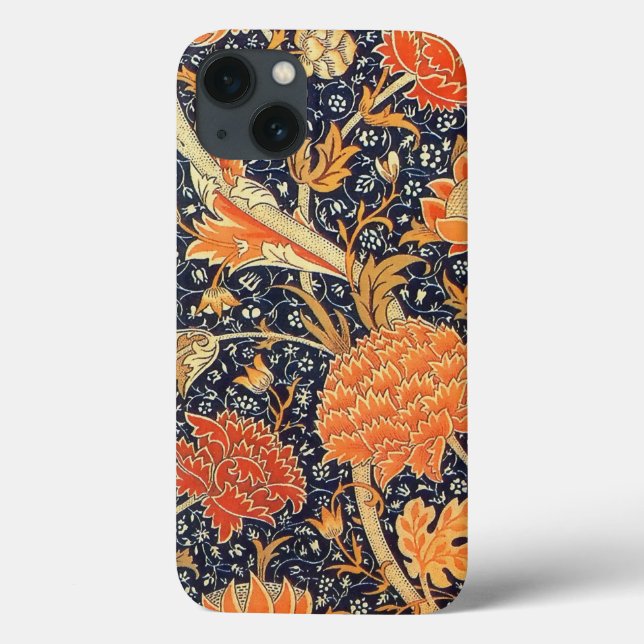 William Morris Cray Floral Art Nouveau Pattern Case-Mate iPhone Case (Back)