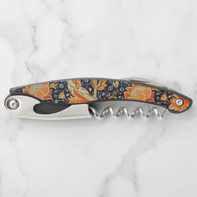 William Morris Cray Floral Art Nouveau Pattern Corkscrew (Front)