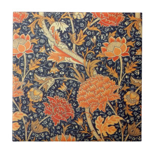 William Morris Cray Floral Art Nouveau Pattern Tile