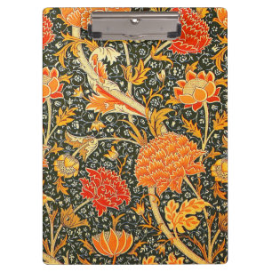 William Morris Cray Floral Pattern Vintage Clipboard