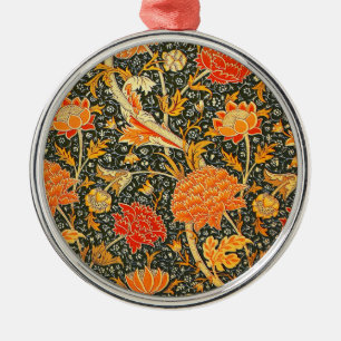 William Morris Cray Floral Pattern Vintage Metal Tree Decoration
