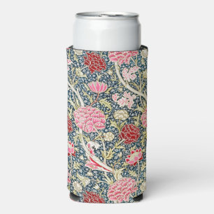 William Morris Cray Vintage Blossom Floral Design Seltzer Can Cooler