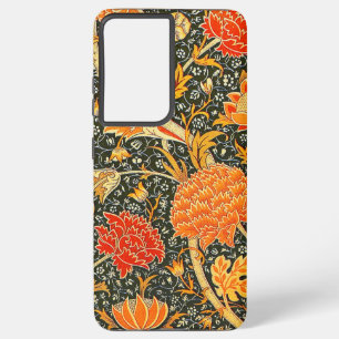 William Morris Cray Wallpaper Flower Pattern Samsung Galaxy Case