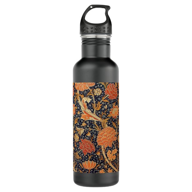 William Morris Cray Wallpaper Pattern 710 Ml Water Bottle (Front)